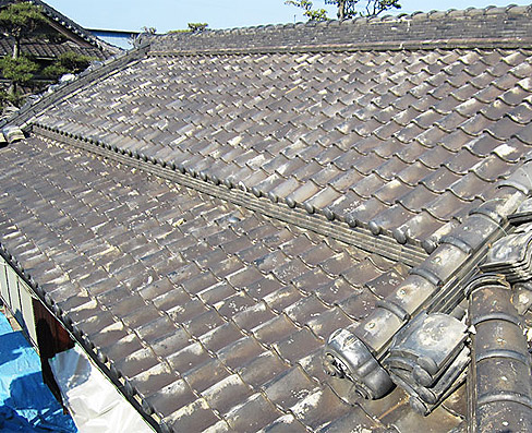 A邸本宅瓦葺き替え工事