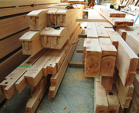 構造材（仕口、継手加工）