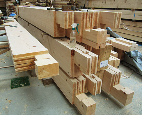 頭貫・継ぎ手加工