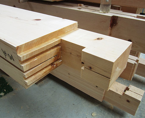 頭貫・継ぎ手加工