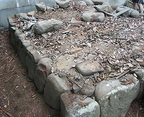 菅原社素屋根仮設工事