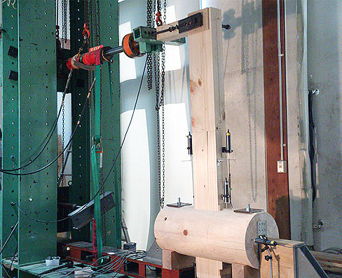 金輪継ぎの強度実験