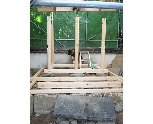 積川神社様 菅原社 改修工事