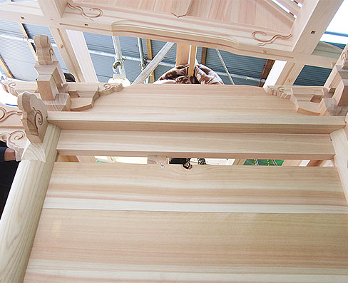 積川神社様 菅原社 改修工事