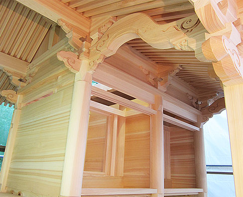 積川神社様 菅原社 改修工事