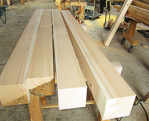 積川神社様 八坂社 改修工事1