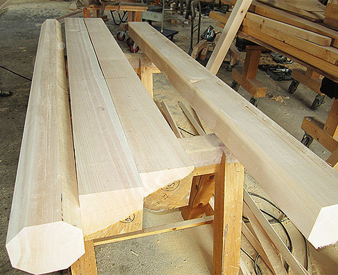 積川神社様 八坂社 改修工事2