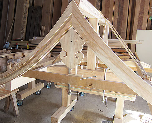 積川神社様 八坂社 改修工事4