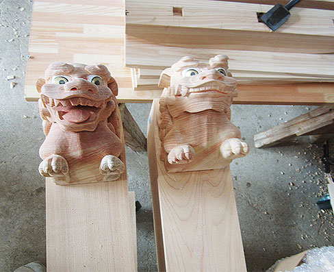 積川神社様 八坂社 改修工事5