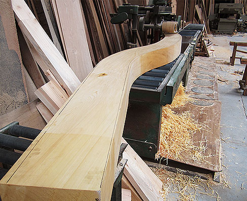 唐破風木造加工