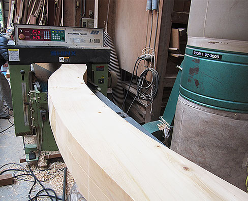 唐破風木造加工