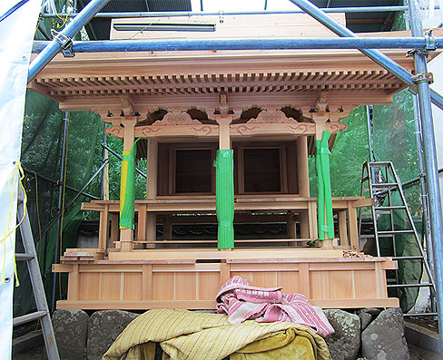 積川神社様 菅原社 改修工事