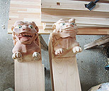 積川神社様 八坂社 改修工事〜2012年10月下旬までの風景