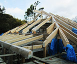 本堂新築工事〜2013年1月下旬までの風景