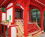 積川神社様 八坂社 改修工事〜2013年1月下旬までの風景